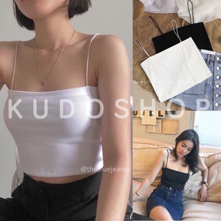 Áo 2 dây bún sợi mảnh co dãn 4 chiều dáng ôm phong cách cá tính/ Áo thun 2 dây crt bozip sexy thời trang nữ_kudoshop