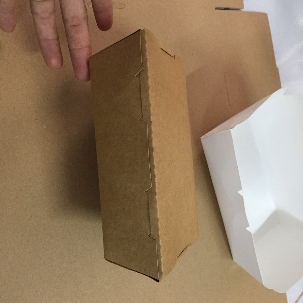 HỘP GIẤY KRAFT đựng thức ăn nhanh( Trắng, vàng nâu)-SIÊU TIỆN LỢI | BigBuy360 - bigbuy360.vn