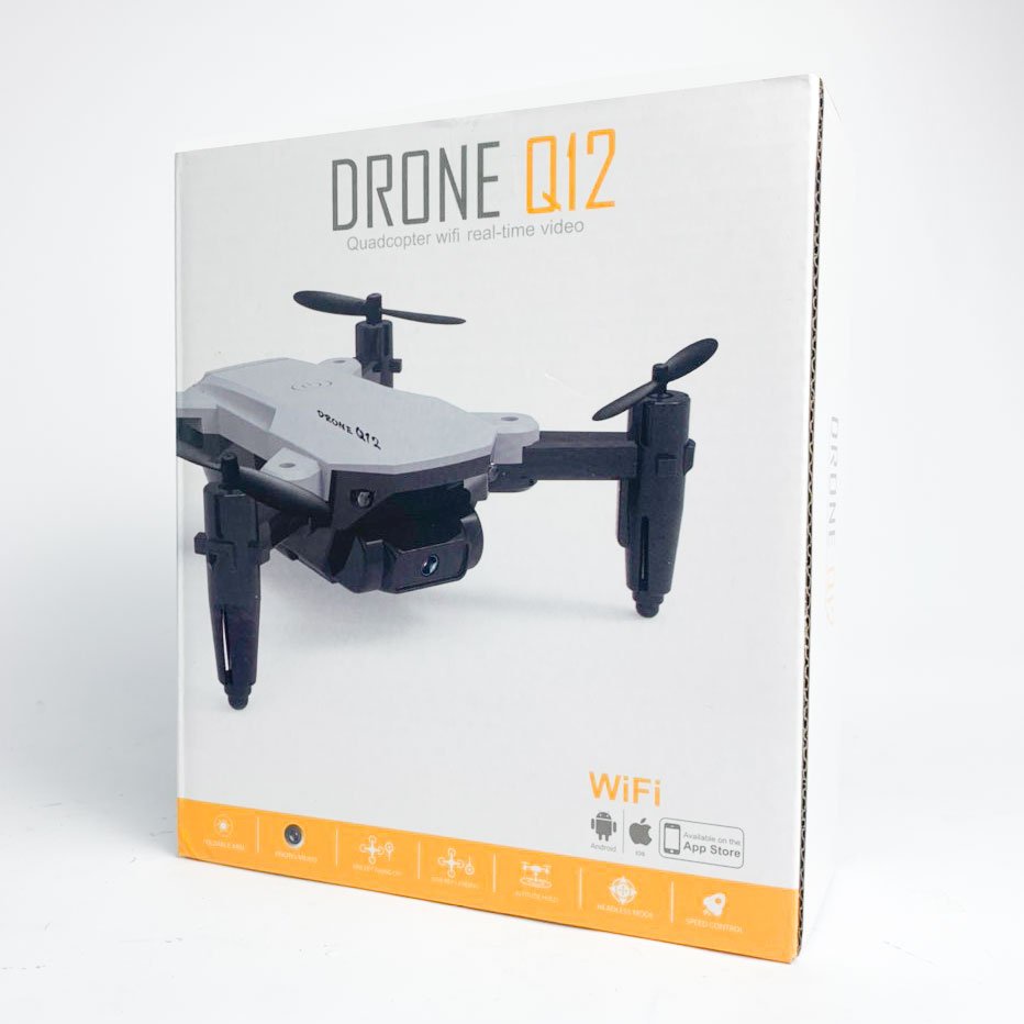 BH 18 Tháng - 3 Pin Máy Bay Điều Khiển Từ Xa - Drone Q12 - Flycam Mini Giá Rẻ Hơn F87, E58, E88, KY906, L900, L106