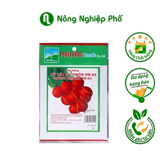 Hạt Giống Củ Cải Đỏ Tròn PHÚ NÔNG Gói 5 Gram
