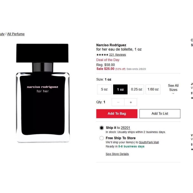 Nước hoa 🖤NACISO FOR HER EDT🖤