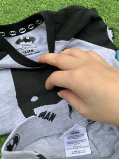 Bộ cotton batman bé trai