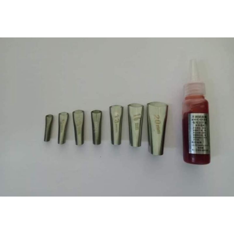 Bộ 7 vòi keo inox