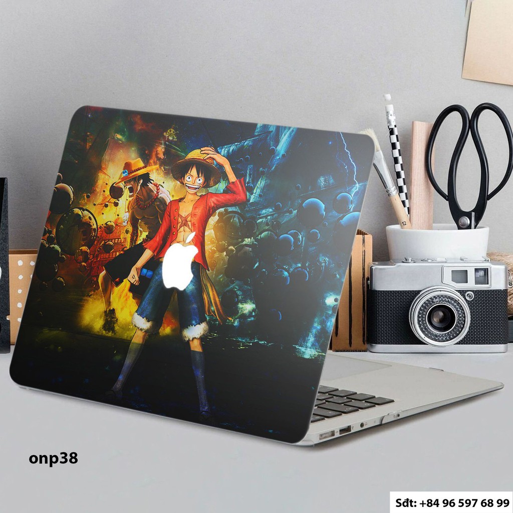 Skin dán Macbook Pro hình One Piece x23 (chọn mẫu và mã máy trong phân loại)