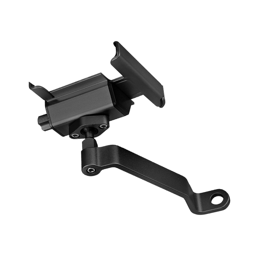 [GLOBAL] Bike Cell Phone Holder Rearview Mirror Mounted Mobile Phone Bracket Aluminum Alloy Clip