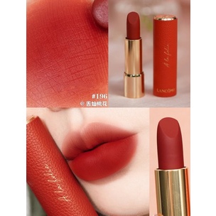 Lancome Son Môi Màu Đẹp Chất Liệu Da Tanabata #Son Bóng Màu Cam 196 Cinnabar