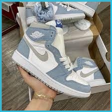 Giày 𝐉𝐨𝐫𝐝𝐚𝐧 Hyper Royal Hot Hit 2021 - Giày Thể Thao Sneaker Nam Nữ  𝐉𝐨𝐫𝐝𝐚𝐧 Cao Cổ Xanh Loang Full Bill Box
