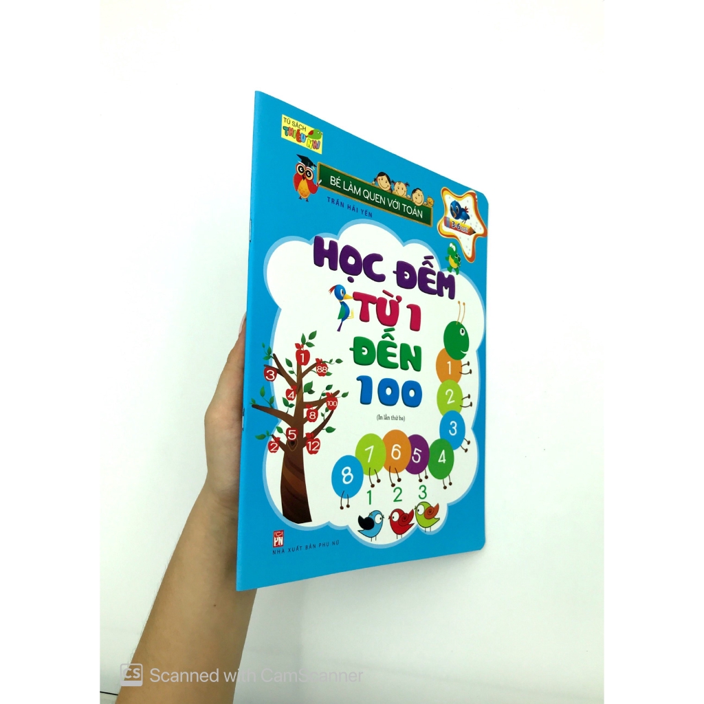 Sách - Bé Làm Quen Với Toán - Học Đếm Từ 1 Đến 100 (Tái Bản 2019)