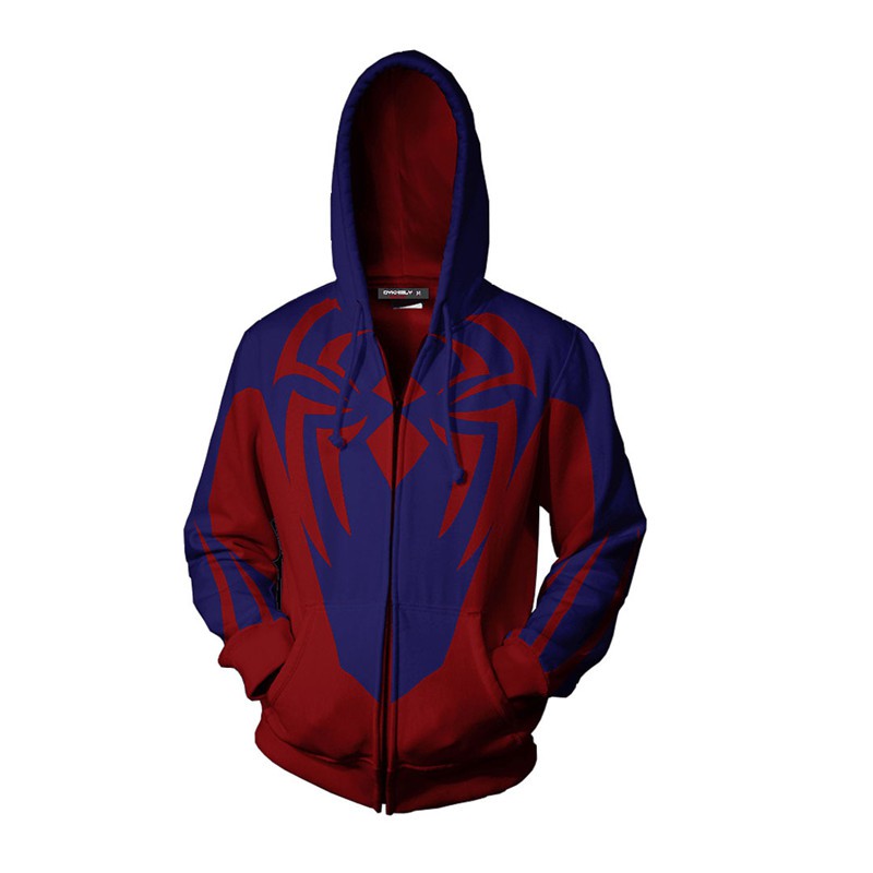 Áo khoác hoodie HUQISHA in hình Spiderman Venom 3D thời trang cao cấp