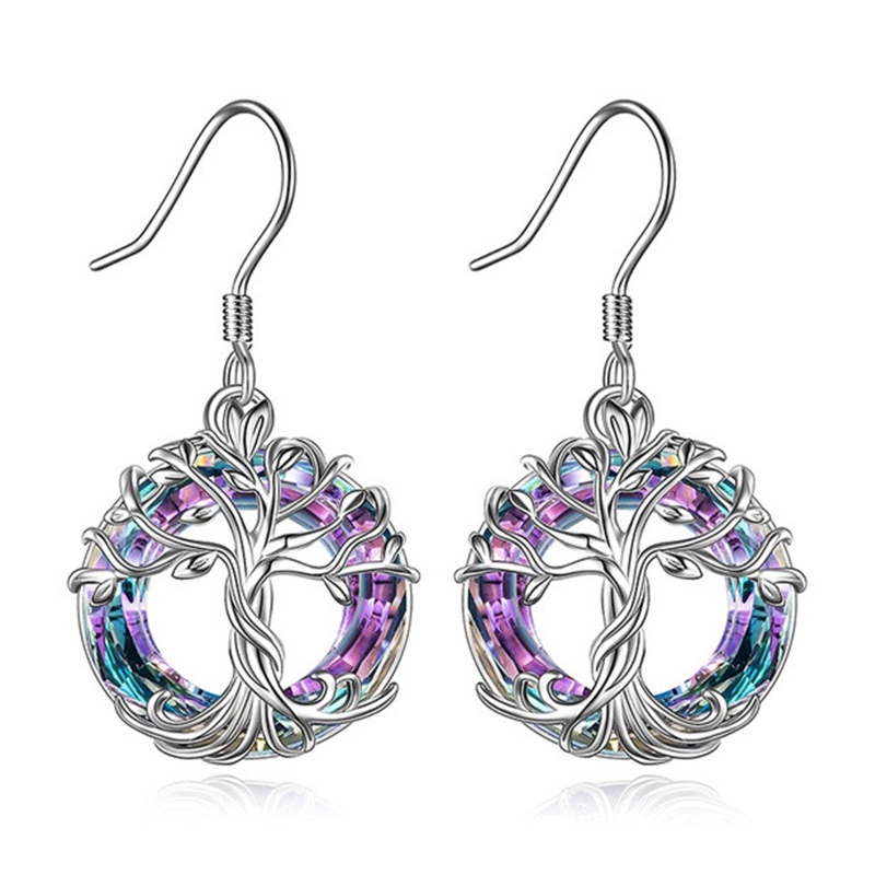 Đôi Khuyên Tai Dài Hình Cây Sự Sống Thời Trang Cho Nữ