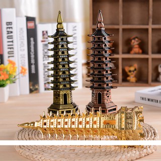 Mô hình Tháp Văn Xương 9 tầng trang trí phong thủy biểu tượng thăng tiến trên con đường học hành, công danh, sự nghiệp