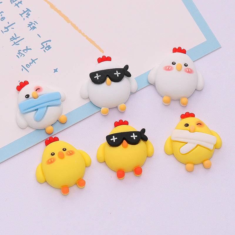 Cute DIY accessories Phụ Kiện Trang Trí Giày Hình Chú Gà Dễ Thương 2022 DIY JIBBITZ charm shoe buckle
