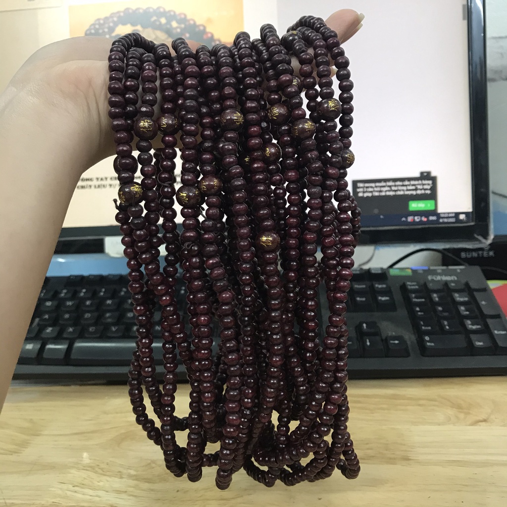 Chuỗi đeo tay - vòng phong thủy bằng gỗ