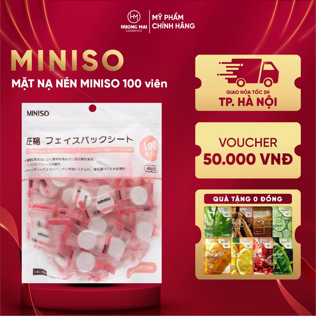 MẶT NẠ NÉN MINISO 100 viên
