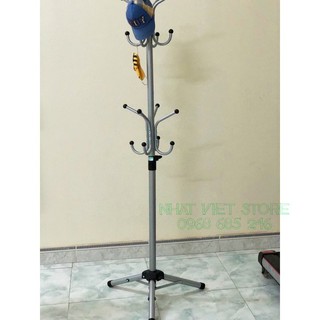 Cây treo quần áo 2 tầng DV mắc treo đồ đứng gấp gọn Chính Hãng BH 12 tháng tốt hơn gỗ