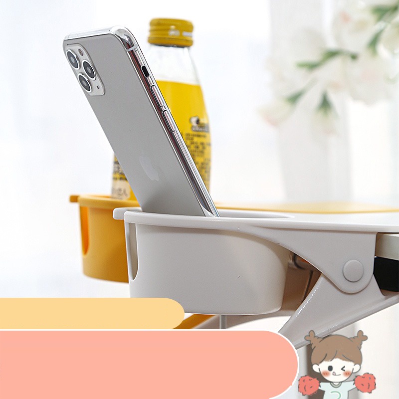 Kẹp giữ cốc nước để bàn giá để cốc gắn bàn  tiện dụng VAFOFA - DHC121