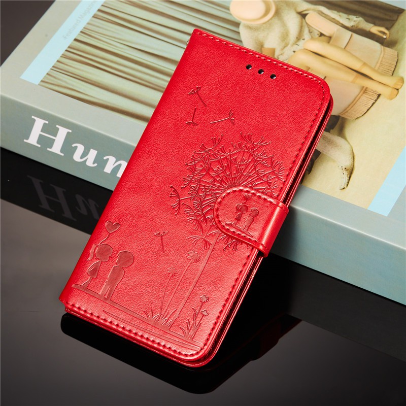 Bao Da Pu Họa Tiết Hoa Bồ Công Anh Thời Trang Cho Xiaomi Mi Poco X3 Nfc Poco X3 Pro Redmi Note 9s Note 9 Pro Max Note 9 9a 9c