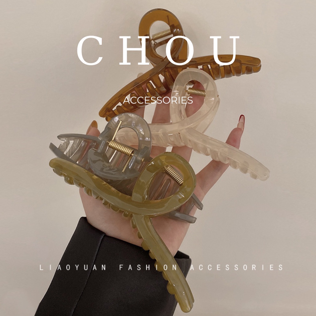 Kẹp Càng Cua Màu Thạch Hàn Quốc | CHOU ACCESSORIES |