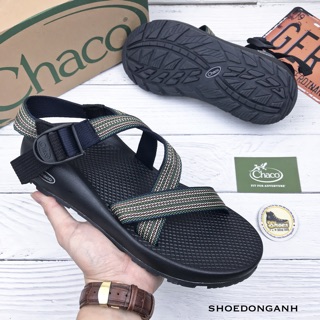 Sandal Chaco nam đế cao su dẻo dây thổ cẩm