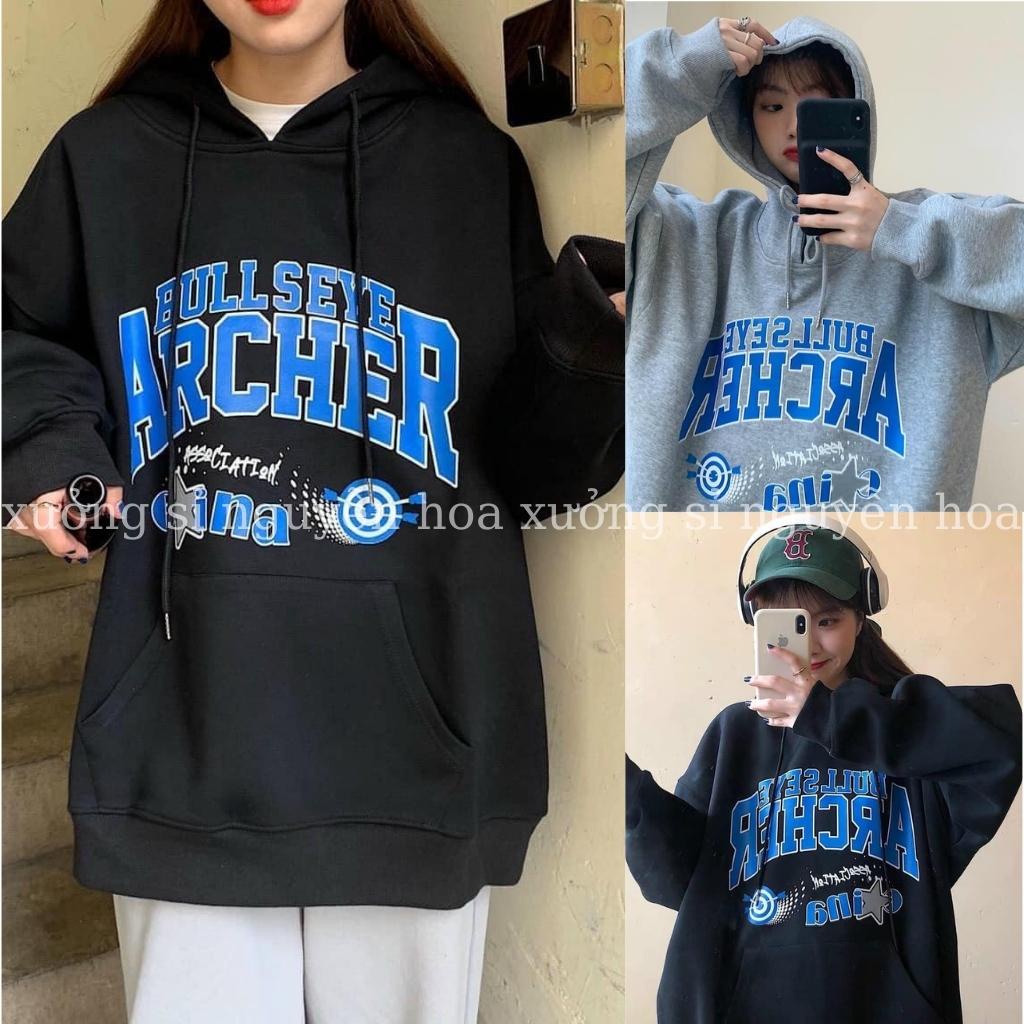 Áo hoodie dây rút bản to in chữ losangfles form dáng rộng unisex nam nữ mặc được phong cách hàn quốc Xưởng Sỉ Nguyễn Hoa | BigBuy360 - bigbuy360.vn