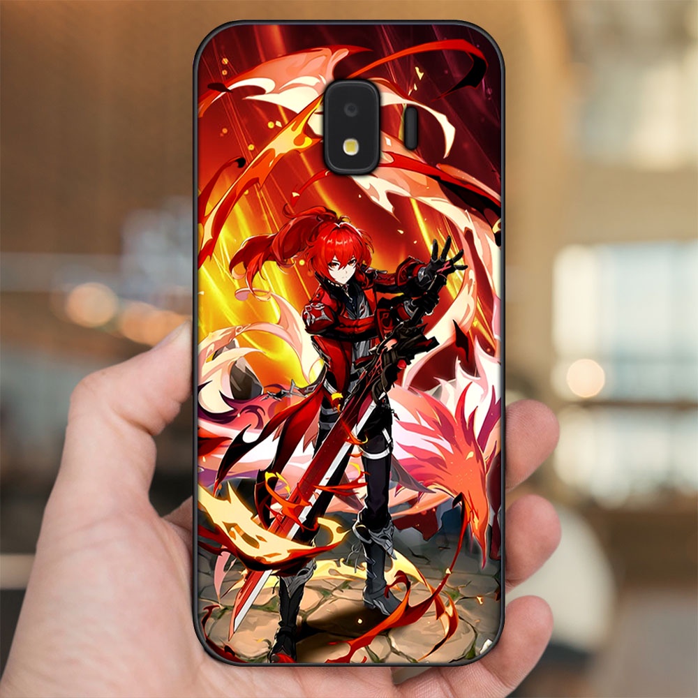 Ốp lưng Samsung J2 Core, J2 Pro 2018 viền đen in hình Diluc Genshin Impact