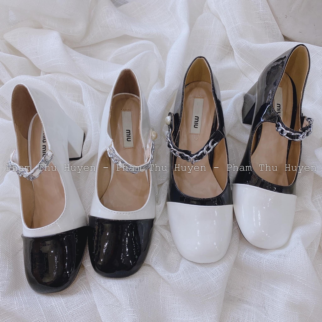 guốc búp bê M quai xích ngọc tiểu thư - Shop Huyền Bé Ảnh Thật Tự Chụp