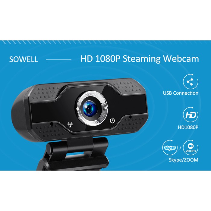 Webcam V8 Full Hd 1080p Full Hd 1080 P Kèm Micro | BigBuy360 - bigbuy360.vn