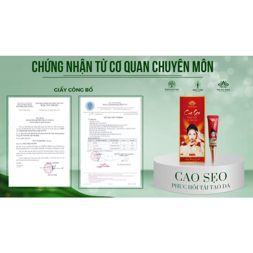 Cao Sẹo Bách Y Sâm PHỤC HỒI TÁI TẠO DA