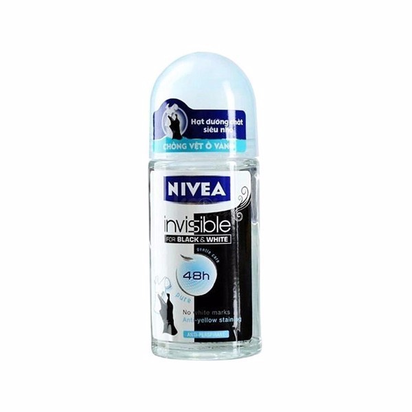 Lăn Khử Mùi Giảm Ố Vàng Nivea Invisible For Black and White