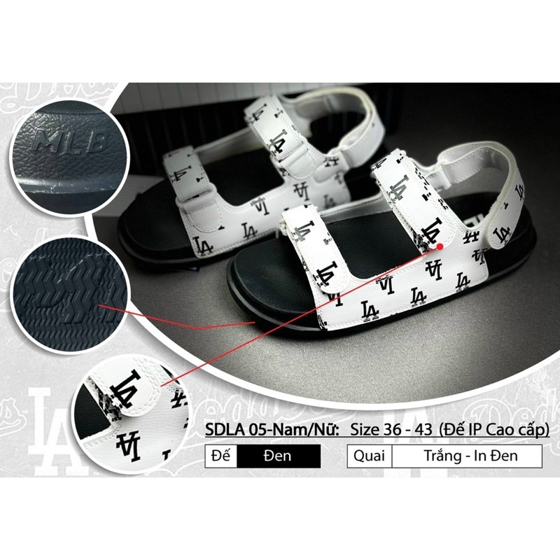 DÉP SANDAL M.L.B CHUNKY MONOGRAM SIÊU ÊM CHO NAM VÀ NỮ