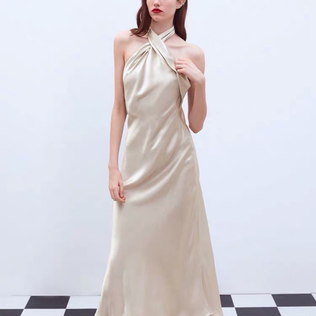 VÁY MAXI LỤA#ZARA AUTHENTIC TUỒN STORE