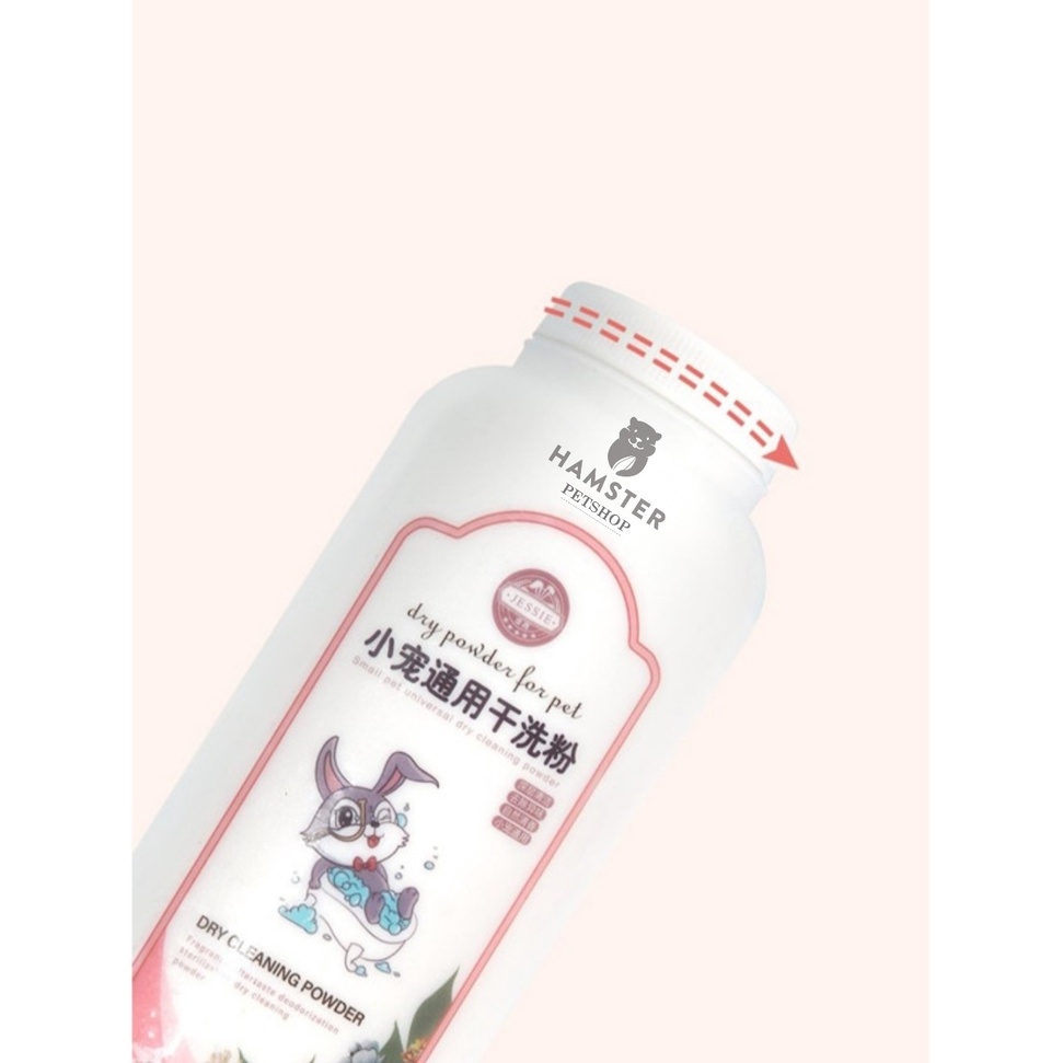 Phấn tắm khô cho thỏ ,Hamster , Bọ , Sóc 260gr