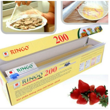 Màng Bọc Thực Phẩm FREESHIP Ringo 250 (30cm X 85m) - Kadi Mart nguyên liệu &amp; dụng cụ làm bánh