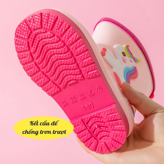 ❤️ Rain Boots - Ủng Đi Mưa, Dã Ngoại Siêu Xinh và Đặc Biệt Chống Trơn Trượt Cho Bé Yêu ❤️
