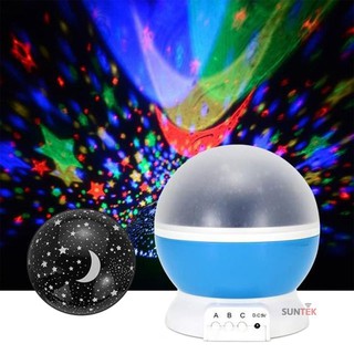 [ bảo hành 12 tháng ] đèn chiếu sao xoay 360 độ