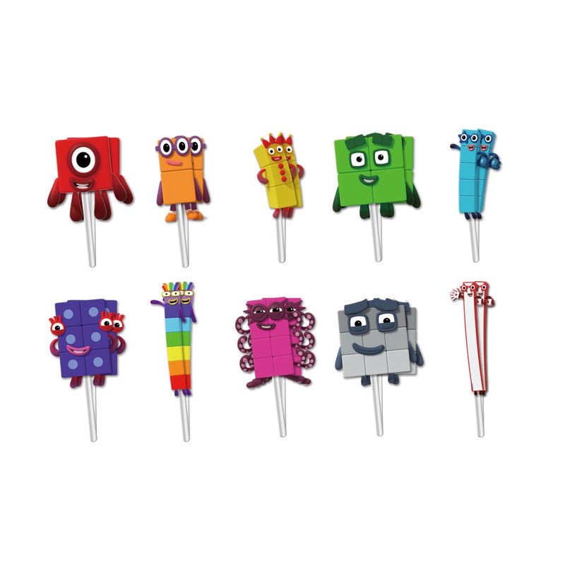 Bộ phụ kiện trang trí tiệc sinh nhật hình khối và chữ số