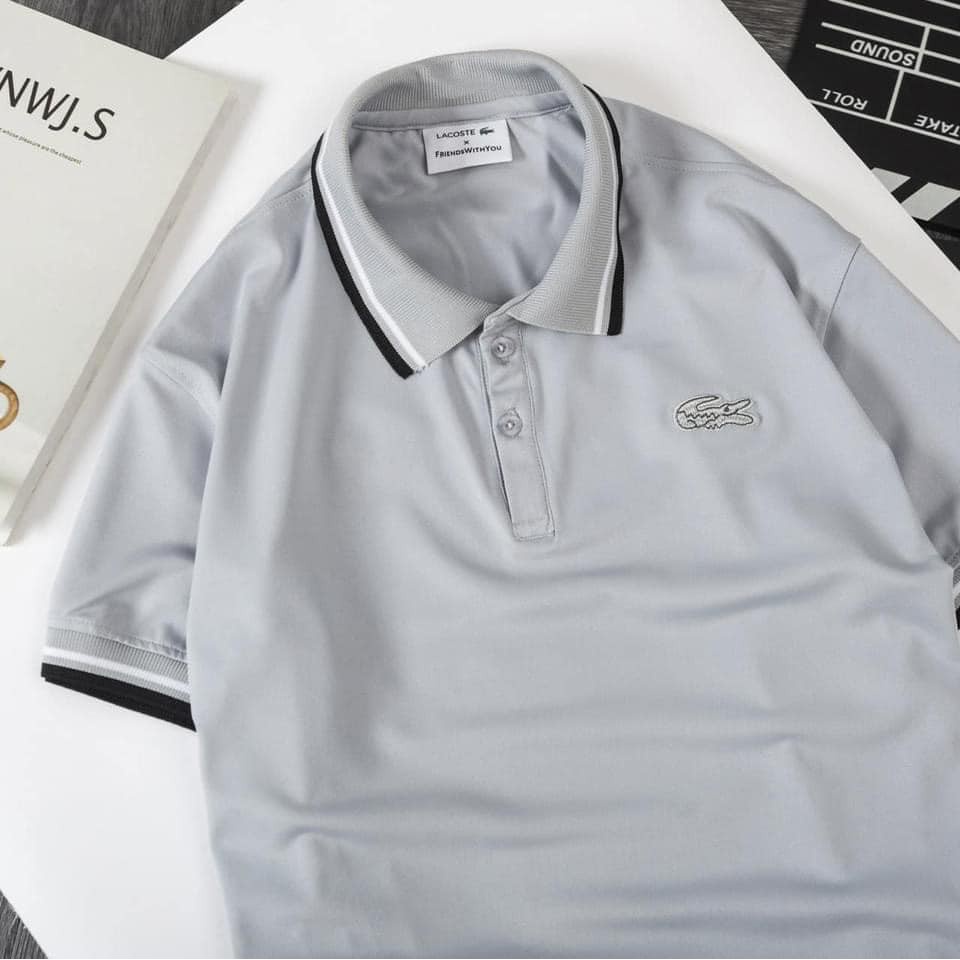 Áo phông polo nam thun có cổ cao cấp thêu cá sấu cotton 4 chiều mềm mại thấm hút tốt dáng Basic FIJITO SF1520 | BigBuy360 - bigbuy360.vn