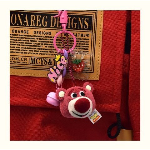 Móc khóa hình thú nhồi bông ENVIROSAX dễ thương trang trí balo/ túi xách