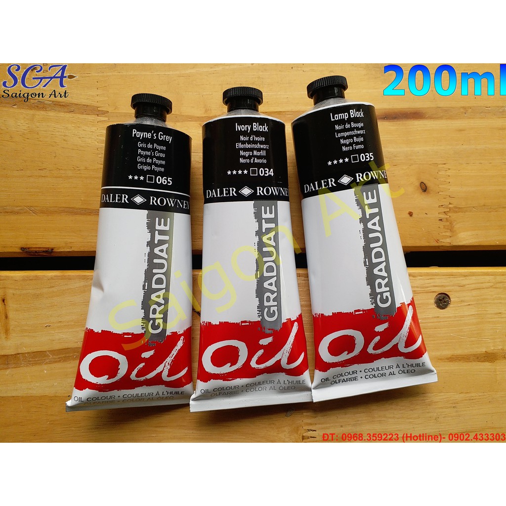 Sơn dầu Anh DALER ROWNEY dòng GRADUATE tuýp 200ml