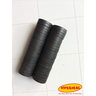 15x3mm nam châm Ferrite, nam châm đen