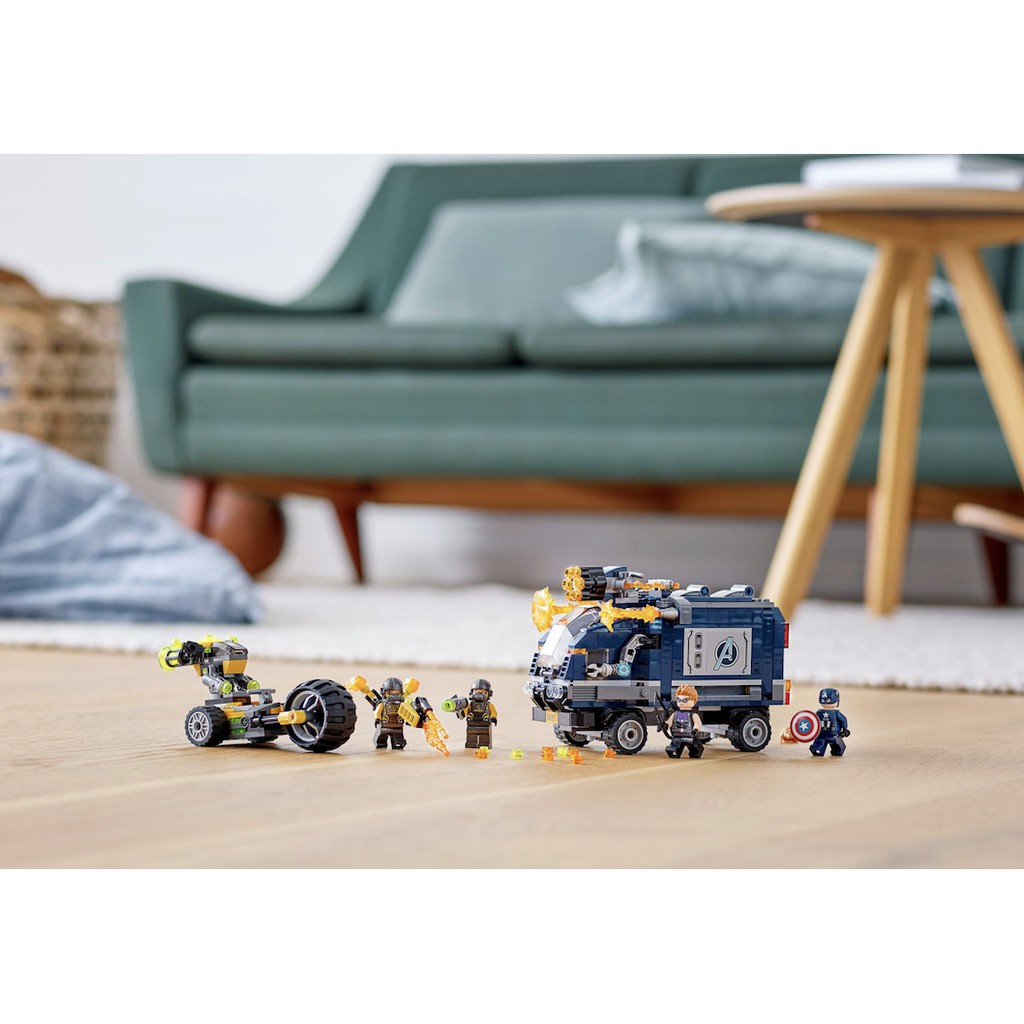 Lego HaHa - Lego Super Hero - Marvel Avengers - Xe Tải Chiến Đấu Của Biệt Đội Avengers - 76143