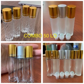 COMBO 50 LỌ THUỶ TINH ĐẦU BI LĂN 10ML