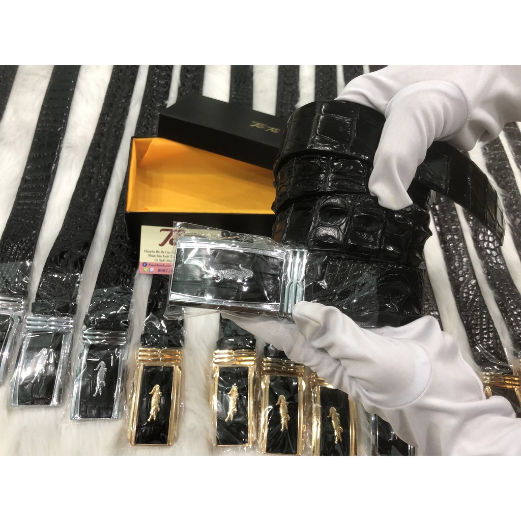 Dây Liền cá sấu Thật 100% loại 4 phân - Hàng Công Ty giá Sỉ