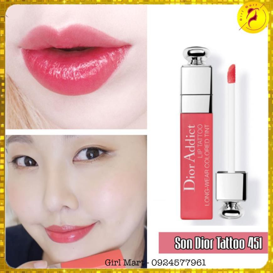 Dior Addict Lip Tattoo chính hãng mới nhất đáng mua nhất mọi thời đại son màu cam đất, cam đỏ, đỏ berry, hồng san hô