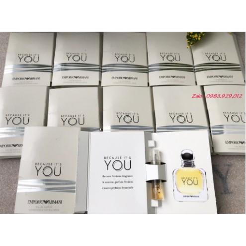Nước hoa Vial Emporio Armani Because Its You