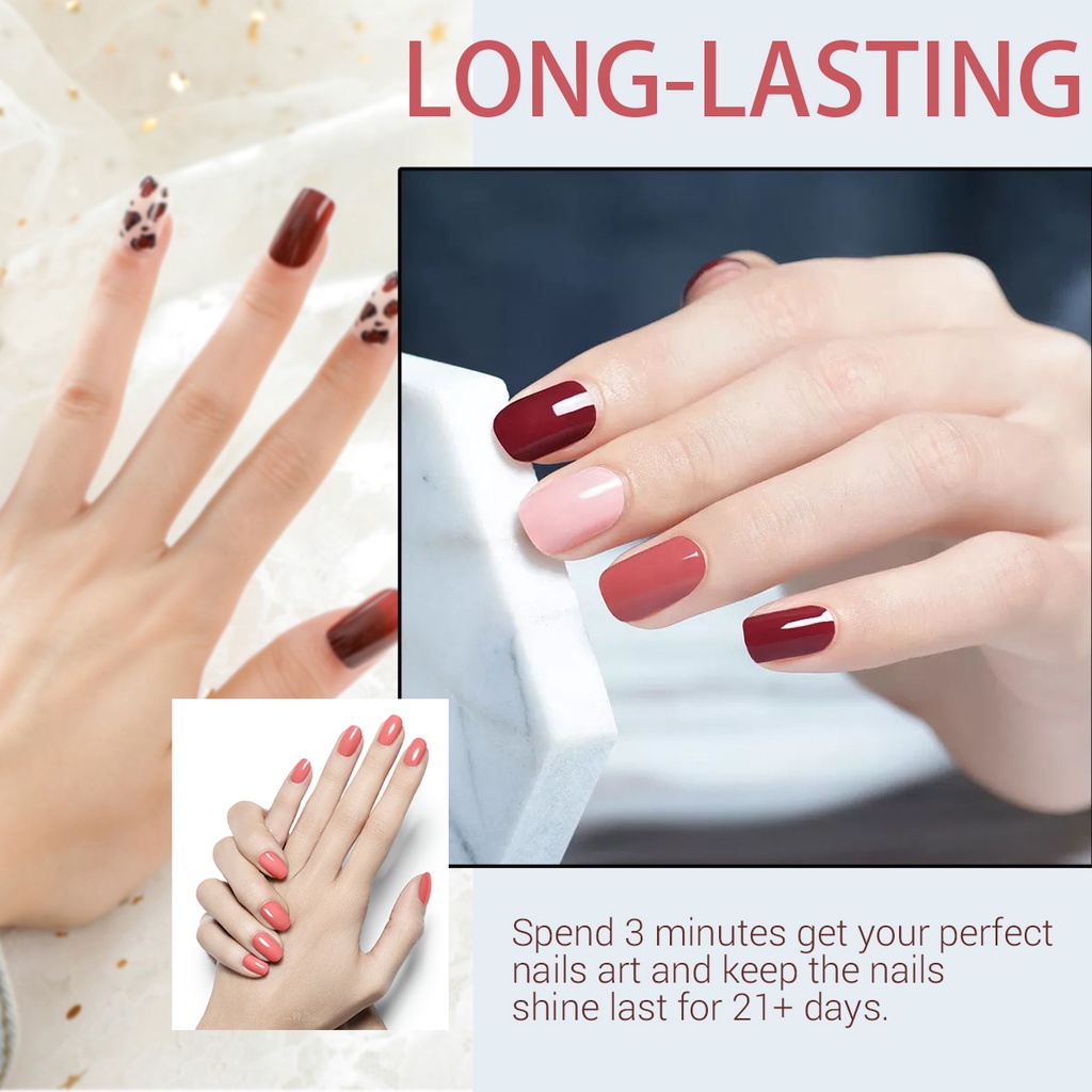 Sơn gel móng tay MODELONES 5ml 40 màu tùy chọn