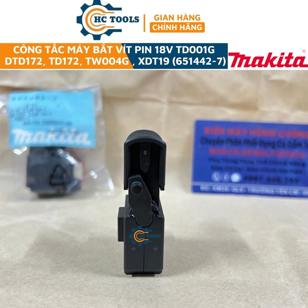 Công tắc máy bắt vít pin Makita DTD172/TD001G/XDT19/TD172  chính hãng | HÙNG CƯỜNG TOOLS