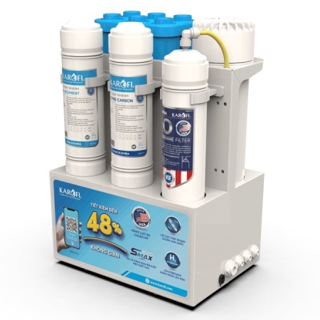 Máy lọc nước để gầm 10 lõi màng ro Mỹ Karofi KAQ-U10 - Bảo hành 36 tháng