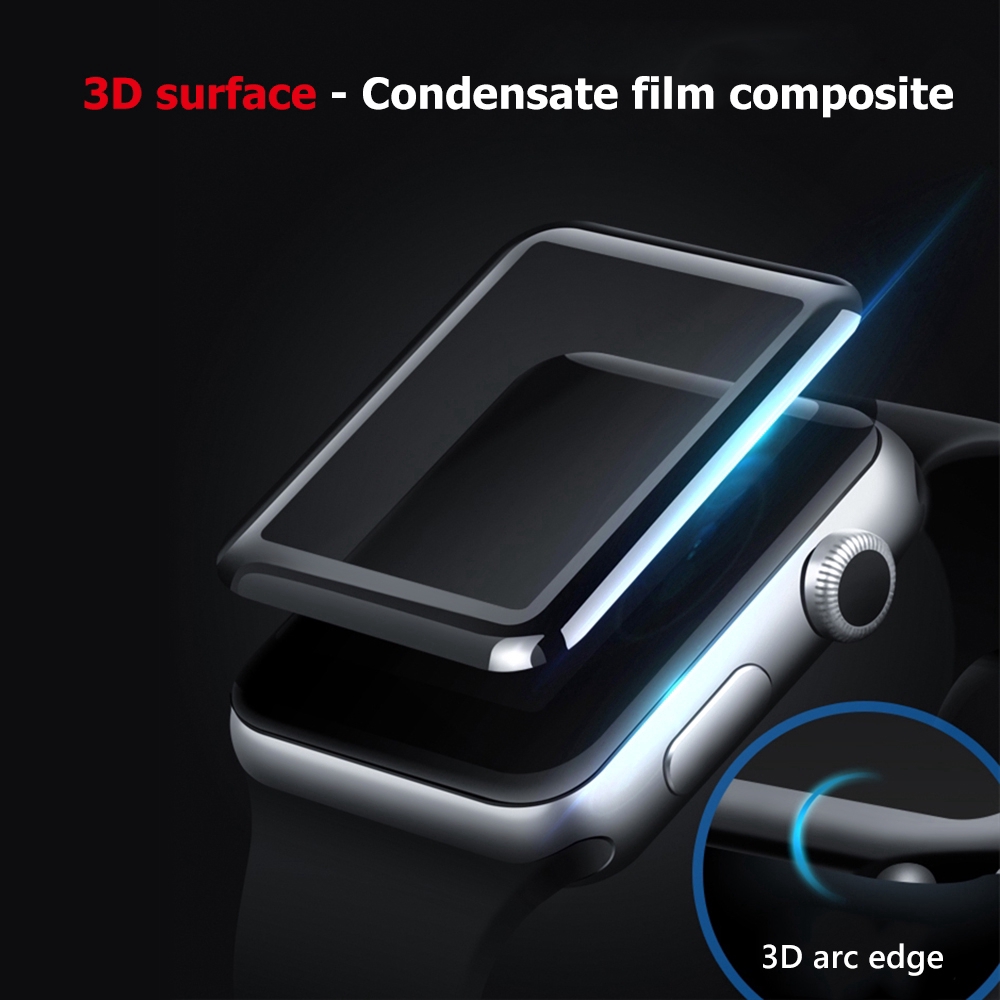 Miếng dán Hydrogel cường lực cong 3D cho đồng hồ Apple iWatch 1 2 3 4 38 40 42 44mm