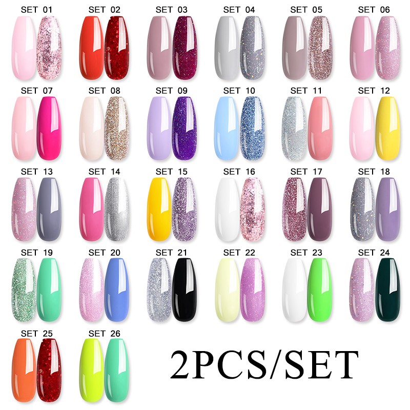 Bộ 2 chai sơn móng tay UR SUGAR cao cấp 7.5ml